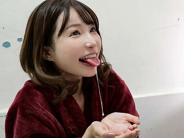 【天使もえ】「シコシコ♥」超美人女優のフェラと手コキ!!たまらず口内発射しちゃう魅力が…///