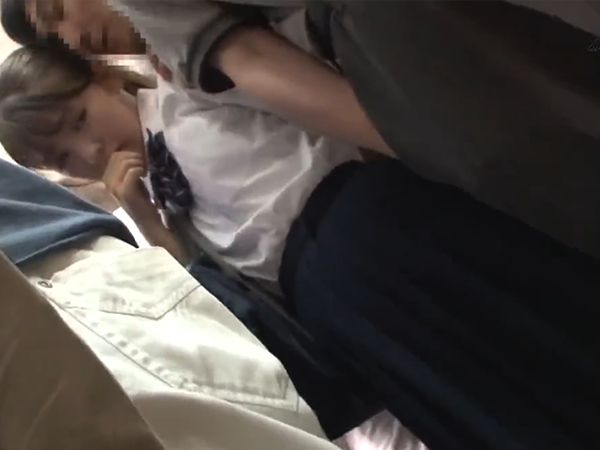 ※削除注意※恐怖で抵抗できない華奢な女子高生が電車内で凌辱レイプ！身体を浮かされ強制中出し駅弁セックス！｜エロ動画